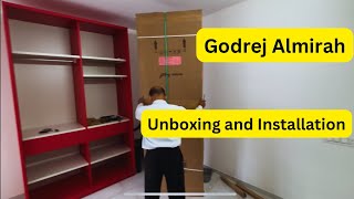 Unboxing and Installation of godrej sliding door almirah  #godrejinterio #wardrobe #slidingwardrobe