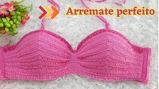 Aprenda a fazer um arremate perfeito em seu crochê.  #crochê #passoapasso #tutorial #acabamento