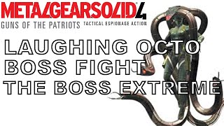 MGS4 Laughing Octopus Boss Fight [The Boss Extreme] NG & NG+