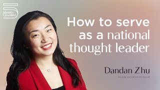 How to serve as a national thought leader