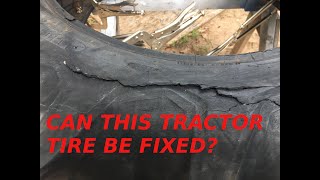 Tractor Tire Repair - Can it be saved with 3M 08609?