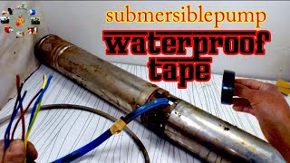 How to put water proof solution tape on the wire Watarproof tape #electricallrounder