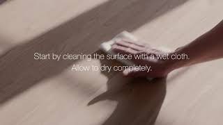 CARE GUIDE | Watch how to maintain your oak oiled surfaces | Fredericia Furniture