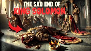 THE LAST DAYS OF KING SOLOMON ✨  Mystery The sad end of the wisest king