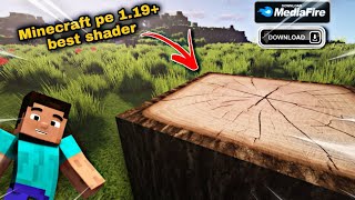 Best shader for Minecraft PE 1.19+ | Minecraft PE 1.19 smooth shader for low end device 1GB,2GB RAM😍