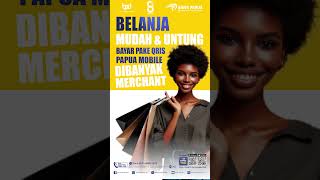 Belanja mudah pake QRIS Papua Mobile by Bank Papua #shorts #shortsvideos #bankpapua #ojk #qris