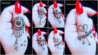 Beautiful, S, J, B, tattoo mehndi design।।latest thumb finger mehndi design।।alphabet mehndi design