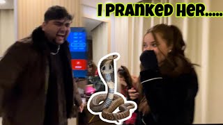 I PRANKED RABEECA🤣|SNAKE AGAYA|VLOG BY KHURAIM KHAN