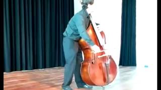 J.S.Bach: Suite n.1 in G Major for Vc (Cb) solo [Giuseppe Ettorre - Live@Bass2014]