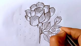 9*5 dots latest rose flowers rangoli design || flowers rangoli || chukkala muggulu