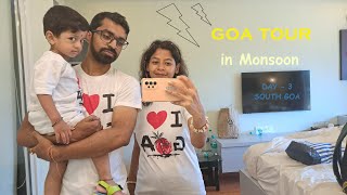 Goa Tour | Day 3 | South Goa Beaches | Colva Beach | Aguada Fort | Reis Magos Fort | Goa in August