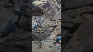 Climber fell hard trad