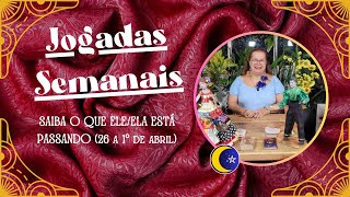 CARTAS DA SEMANA | SAIBA O QUE ELE/ELA ESTÁ PASSANDO (26 a 1º de abril)