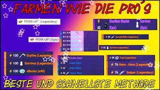 RDW | FARMEN WIE DIE PRO´S , WO , WAS , WANN , WIE? | Fortnite Rette Die Welt