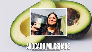 Avocado milkshake/smoothie-creamy, delicious & healthy!