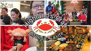 Highland's Crab/Chubby travels with the family in Alfonso, Cavite