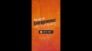 Are You An Entrepreneur With Visual Disability?