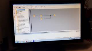 Programa en Ladder o Escalera y conexión de los puertos de entrada y salida del plc "Arranque motor