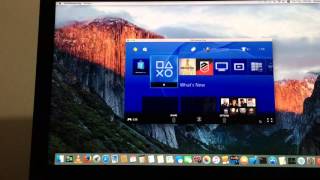 PS4 Remote Play on Mac (Menu)