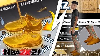 NBA 2K21 HOW TO GET BASKTEBALL GODZ SHOES IN NBA 2K21 ! BEST SHOES !