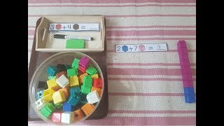 Montessori inspired shelf activities for preschoolers