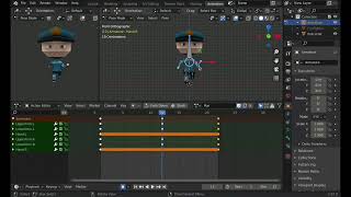 CREATE, RIG & RUN ANIMATED MY 1ST BLENDER CHARACTER. IN HYPERLAPSE. THANKS FOR WATCHING.