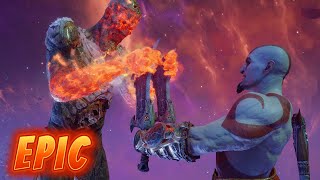 God of War 5 Ragnarok - Young Kratos Creates Ragnarok Scene (Destruction of Asgard)