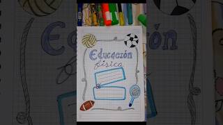 Carátula de Educación Física.