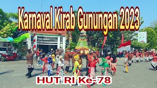 Karnaval Kirab Gunungan 2023 HUT RI Ke-78