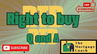 RTB Q & A #rtb #righttobuy #getmortgageready #rtbmortgages