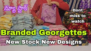 Branded Georgette Sarees💕#onlineshopping #fancysarees #branded #georgette #partywear #newstock ##