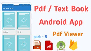 How To Create Pdf Book App With Firebase In Android Studio | PDF / Text Book Android App | Part - 5