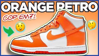 Cop Em?! Nike Dunk High Orange Blaze and featuring 6 other orange colorway sneakers.