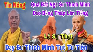 Tin Nóng Cựt Sôc Sư Minh Đạo Đồng Tháp Lên Tiếng Dạy Sư Minh Tuệ Cách Tu Tiên