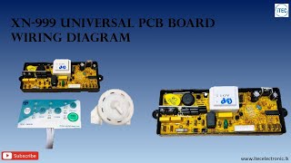 XN-999 Washing Machine Universal PCB Wiring Diagram