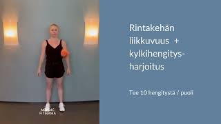 Kylkihengitysharjoitus juoksijoille - edistää lantionpohjan toimintaa