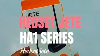 🛒👈 Hedset Jete HA1 Series Suport Noise Canceling