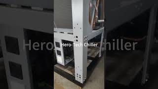 Hero-Tech air-cooled screw water chiller is being assembled, any need of chiller, plz contact me!