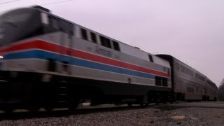 Amtrak 66 Phase II (Texas eagle) at Dallas, Tx. 02/09/2013 ©