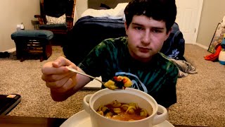 Soup And Toast Mukbang