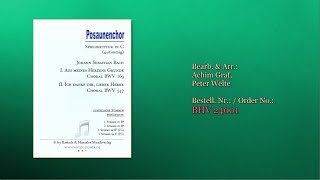 24001, 2 Choräle, BWV 269 u. BWV 347 für Posaunenchor von J. S. Bach