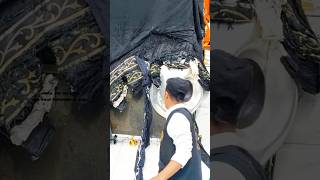 World The Best Job and Gilaf Repairing in Kaba 🕋🏃 #short #trending #shortfeed