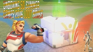 Unboxing 50 Summer Games 2016 Loot Crates (Overwatch) [PC]