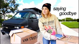 A final goodbye to van life (moving into the truck camper)