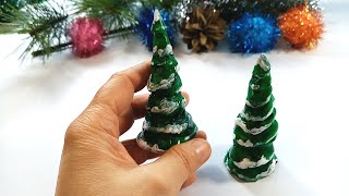 Choinka miniaturka z masy ceramicznej do dekoracji świątecznych🎄 DIY🙂👍