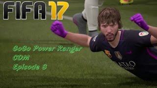 FIFA 17 CDM CAREER MODE GAMEPLAY # 8 ⚽️  GoGo Power Ranger Turns good Defense  into Offense