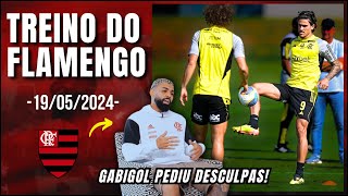 TREINO DO FLAMENGO! GABIGOL PEDE DESCULPAS A TORCIDA! AMAZONAS X FLAMENGO COPA DO BRASIL