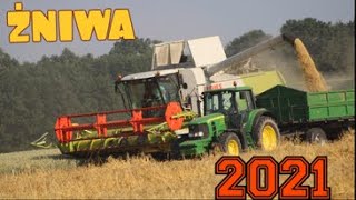 ●ŻNIWA JĘCZMIENNE 2021●| CLAAS TUCANO 420 & JOHN DEERE 6830