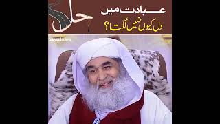 ibadat me dil kiyu nahi lagta hai malfuzate ameere ahle sunnat #molanailyasattarqadri #dawateislami