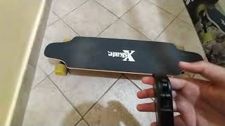 il mio nuovo skateboard elettrico